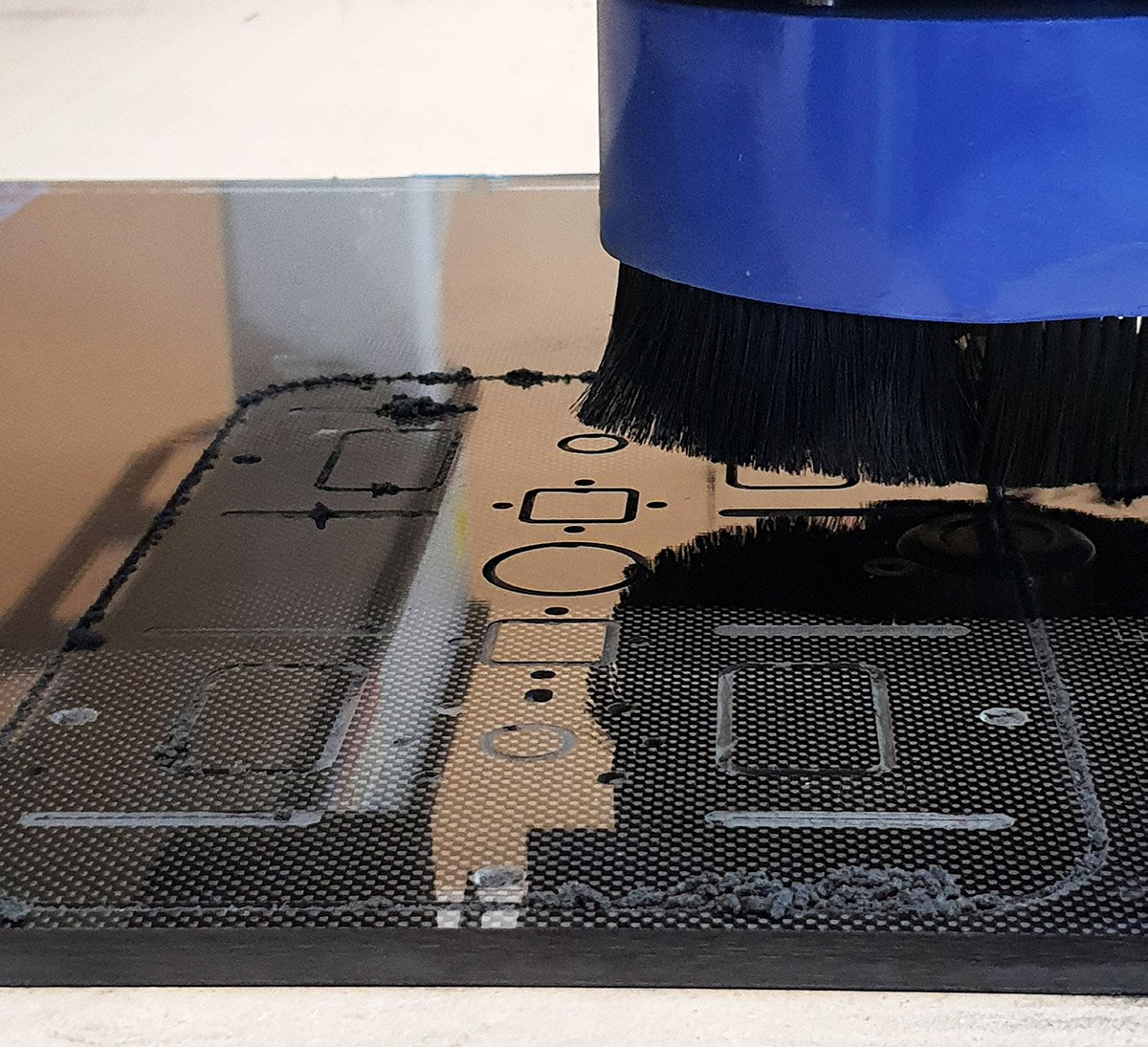 carbon fiber sheets machining milling cutting