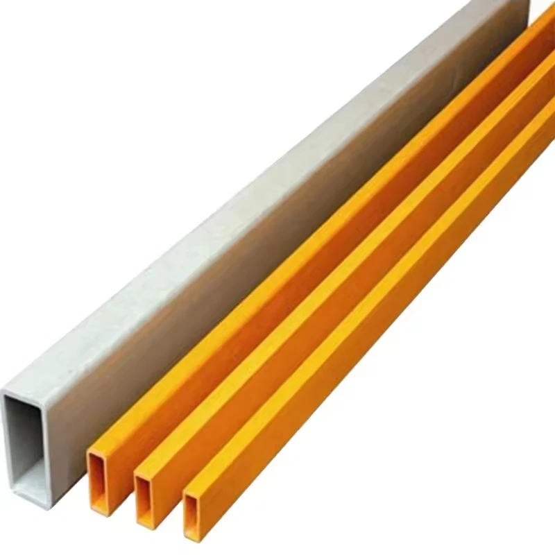 rectangular fiberglass tubes