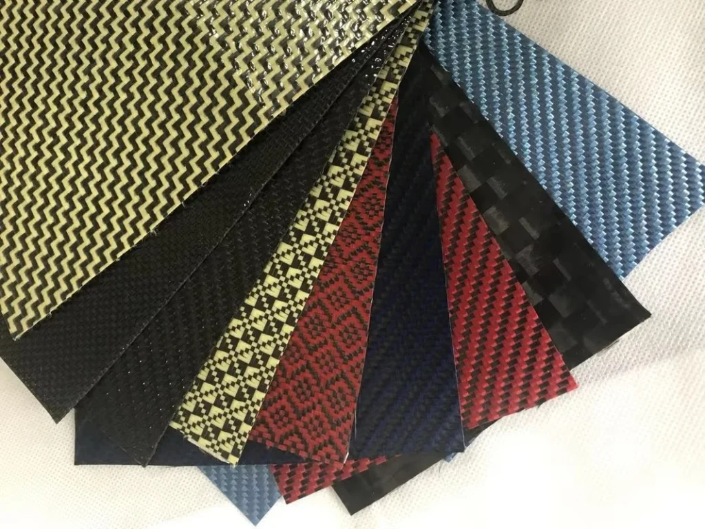 white carbon fiber sheets