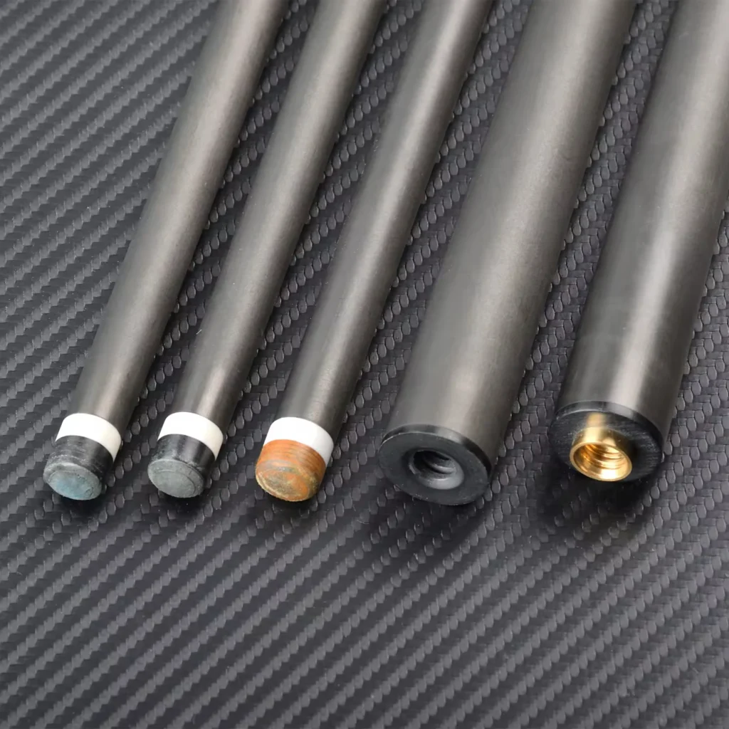 carbon fiber cue shaft for pool, snooker & carom cues oem manufacturer