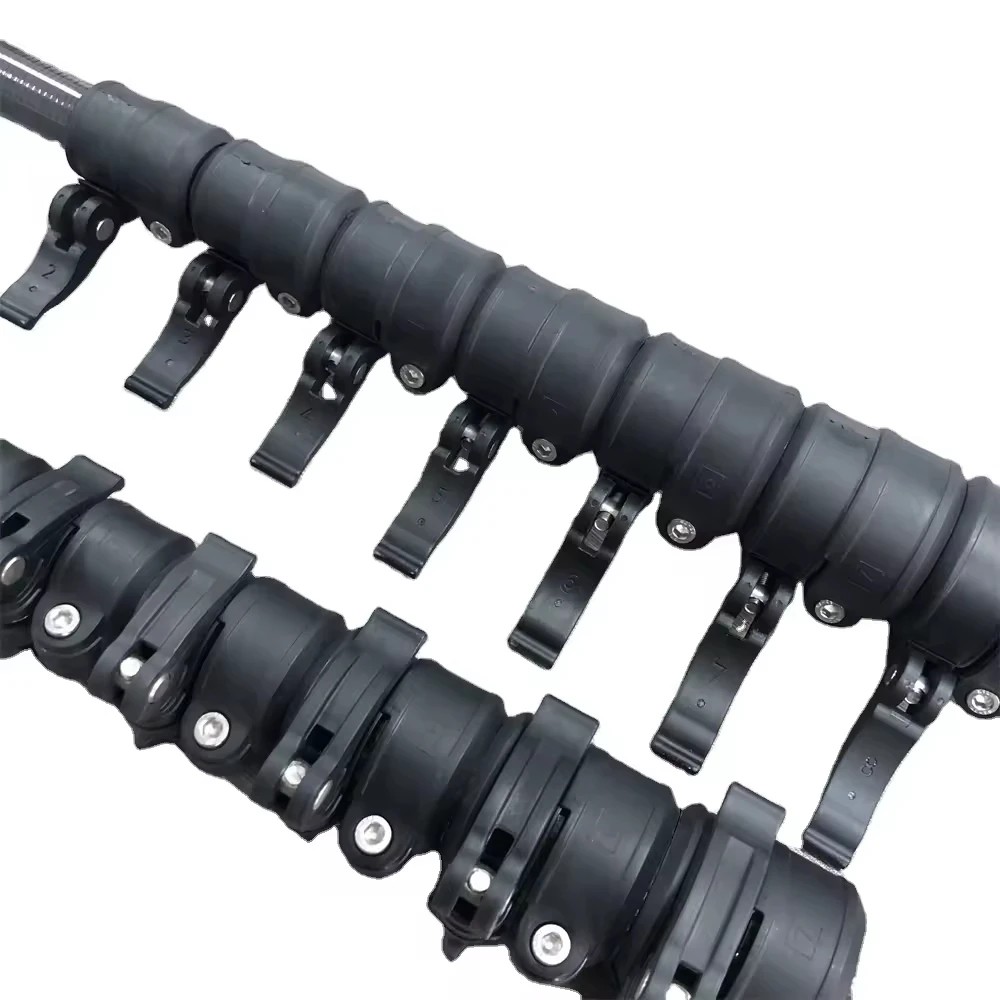 telescopic & extendable carbon fiber pole structure