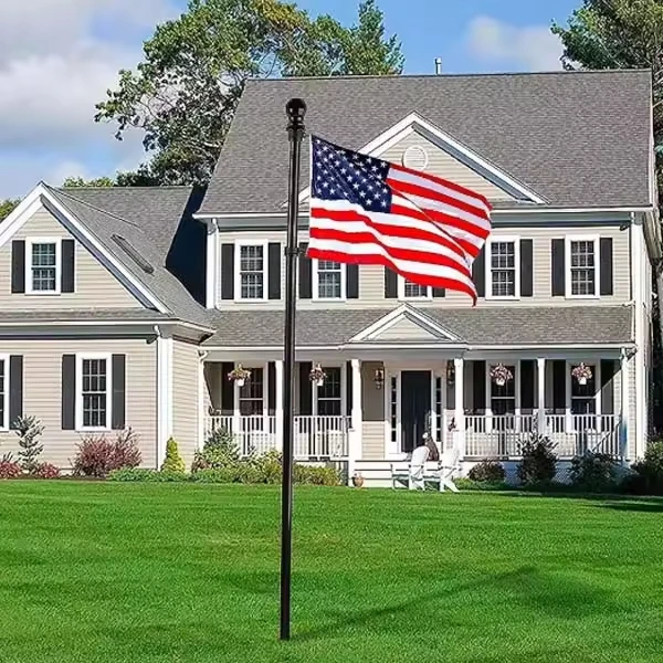 yard flag pole (in ground sleeve mount)