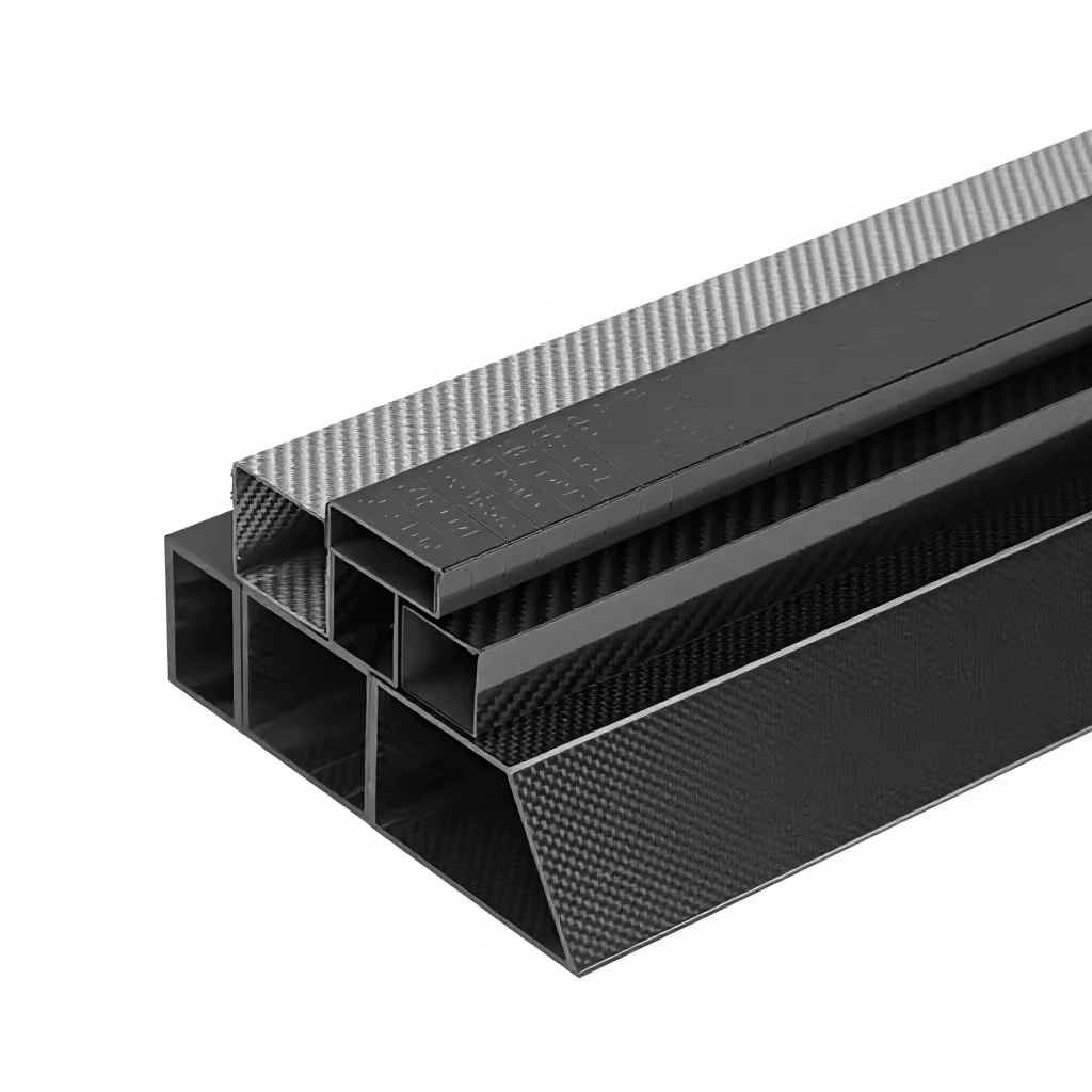 rectangular multi cell carbon fiber tube