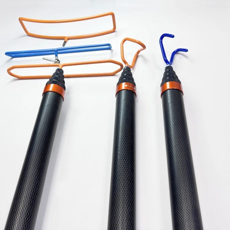 interchangeable head disc golf retriever