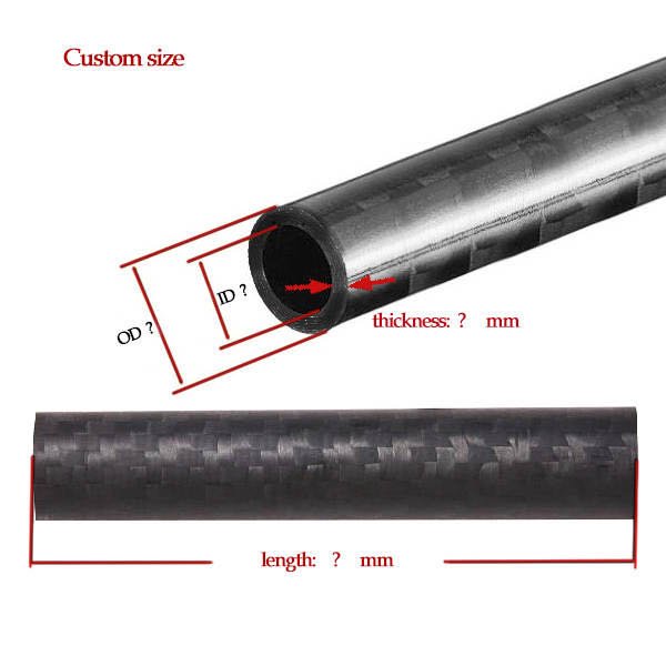 carbon fiber tube size