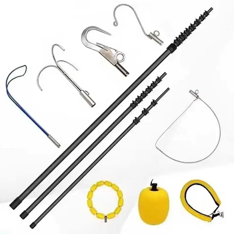 telescopic rescue reach pole