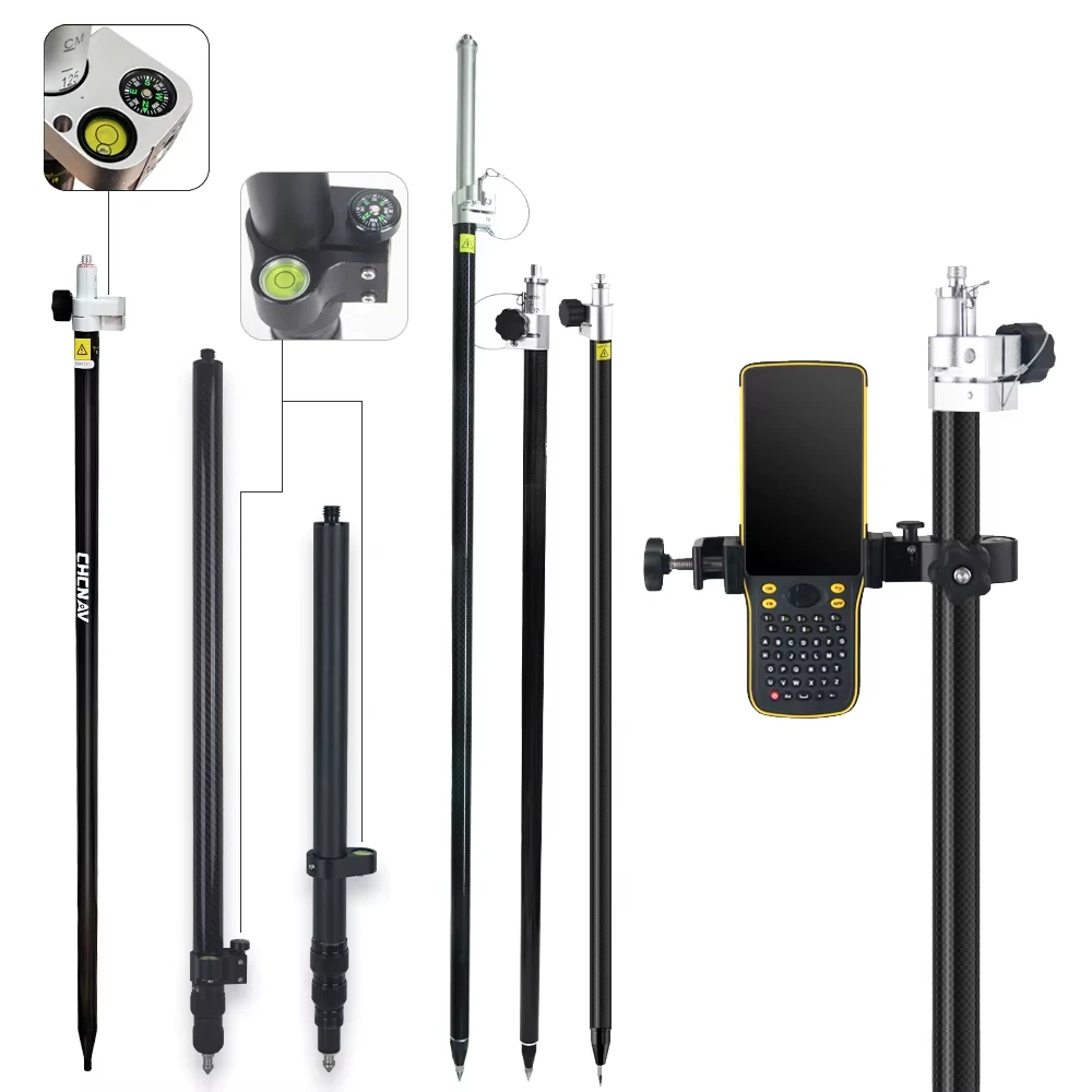 survey pole applications for positioning & field measurement